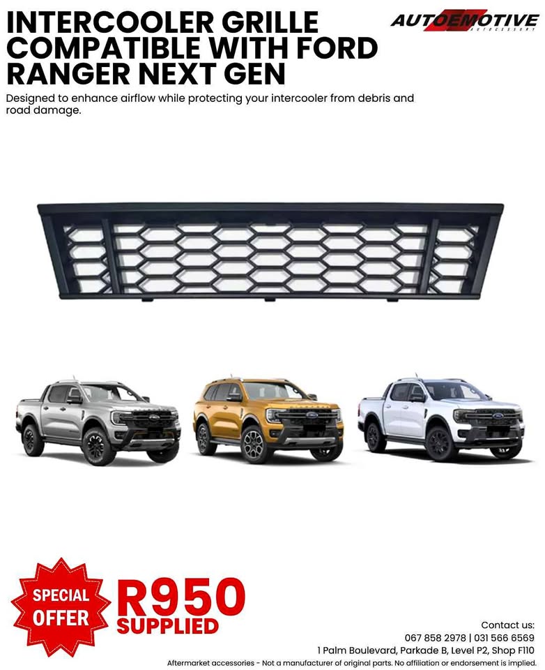 Intercooler Grille compatible with Ford Ranger Next Gen - Supplied (SPECIAL ORDER) - Private Seller Intercooler Grille compatible with Ford Ranger Next Gen - Supplied (SPECIAL ORDER) - Private Seller