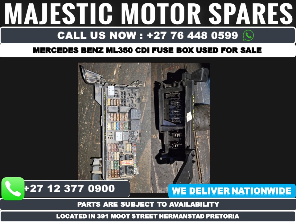 Mercedes Benz CDI ML 350 fuse box used – MAJ3100 Mercedes Benz CDI ML 350 fuse box used – MAJ3100