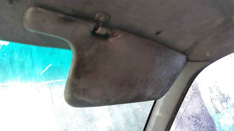 Mitsubishi Colt RHS sun visor Mitsubishi Colt RHS sun visor