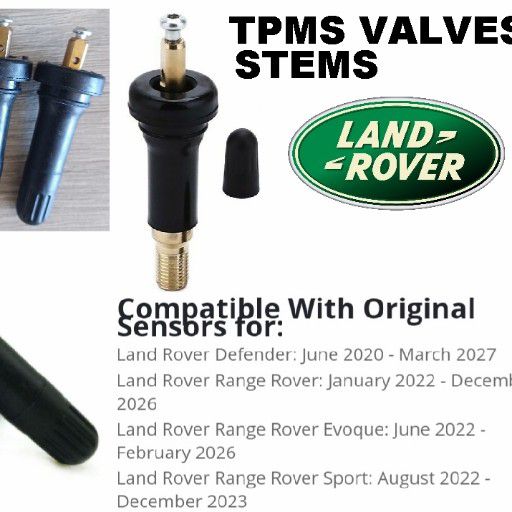 Land Rover TPMS tyre valves stems