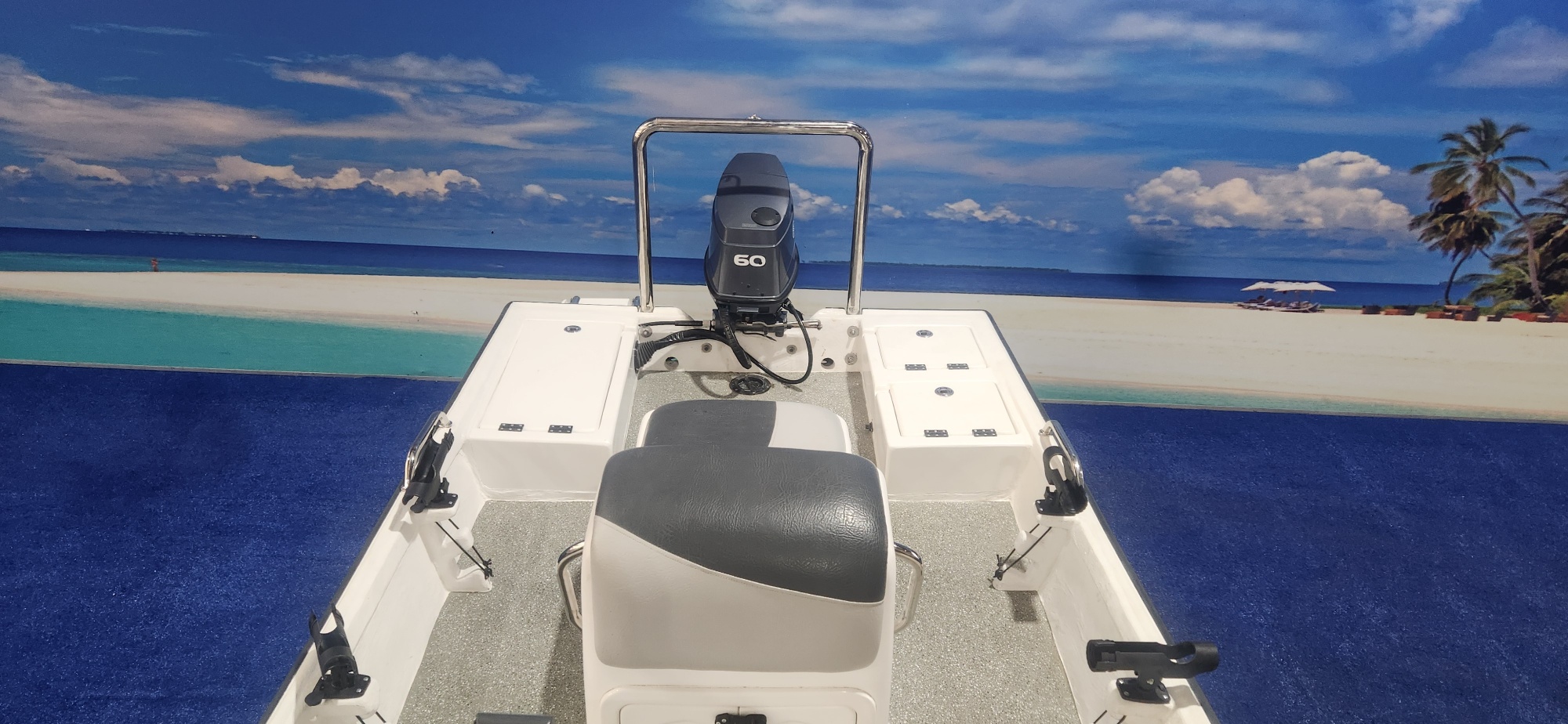 GETAWAY 475 SPEARO ON TRAILER 60 HP YAMAHA 2 STROKE 234 HOURS
