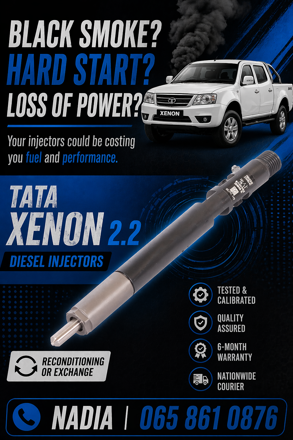 TATA 2.2 NEW DIESEL INJECTORS FOR SALE - Private Seller TATA 2.2 NEW DIESEL INJECTORS FOR SALE - Private Seller