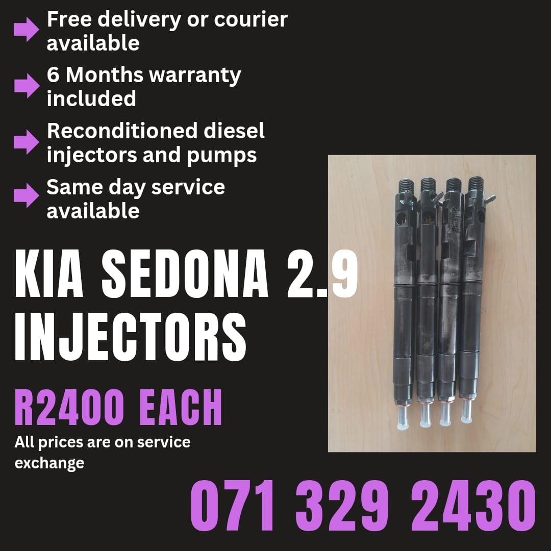 KIA INJECTORS FOR SALE WITH WARRANTY - Private Seller KIA INJECTORS FOR SALE WITH WARRANTY - Private Seller