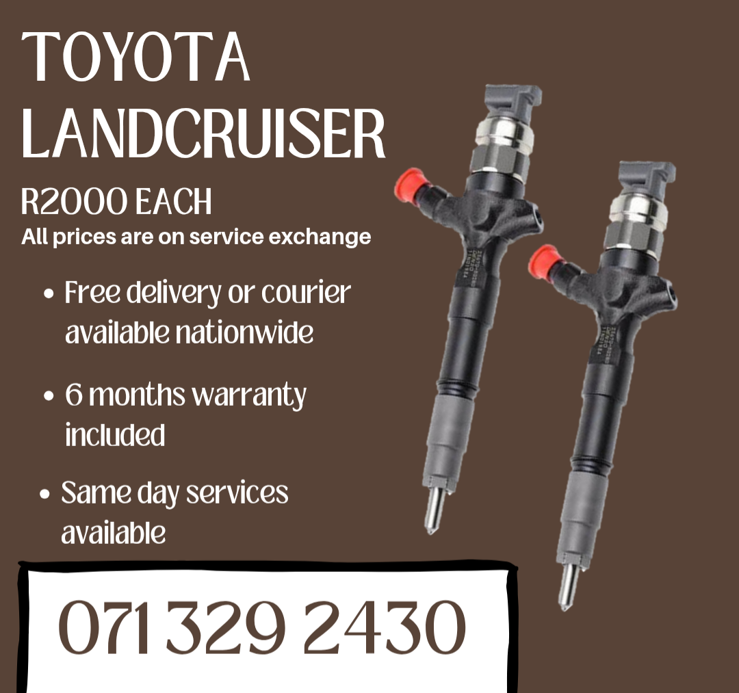 TOYOTA LANDCRUISER INJECTORS FOR SALE WITH WARRANTY ON - Private Seller TOYOTA LANDCRUISER INJECTORS FOR SALE WITH WARRANTY ON - Private Seller