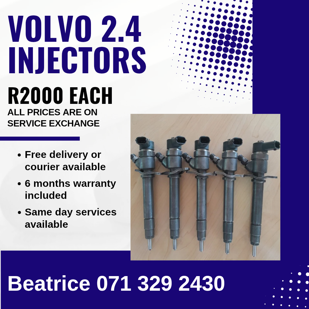 VOLVO 2.4 DIESEL INJECTORS FOR SALE WITH WARRANTY - Private Seller VOLVO 2.4 DIESEL INJECTORS FOR SALE WITH WARRANTY - Private Seller