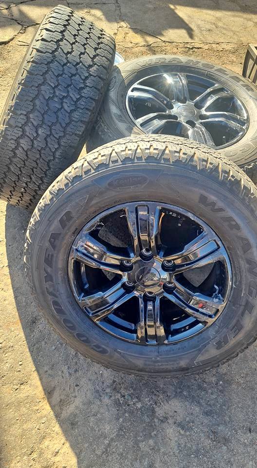 Ford Ranger original alloy mags size 17 +tyres used still in good condition - Private Seller Ford Ranger original alloy mags size 17 +tyres used still in good condition - Private Seller
