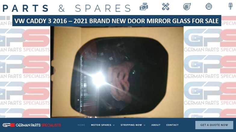 VW CADDY 3 2016 – 2021 BRAND NEW DOOR MIRROR GLASS FOR SALE - Private Seller VW CADDY 3 2016 – 2021 BRAND NEW DOOR MIRROR GLASS FOR SALE - Private Seller