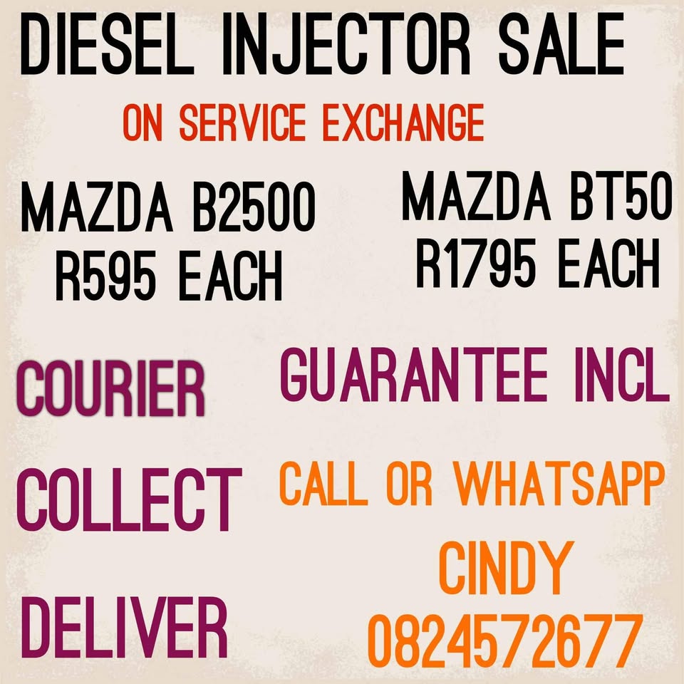 Mazda Diesel Injectors - Private Seller Mazda Diesel Injectors - Private Seller