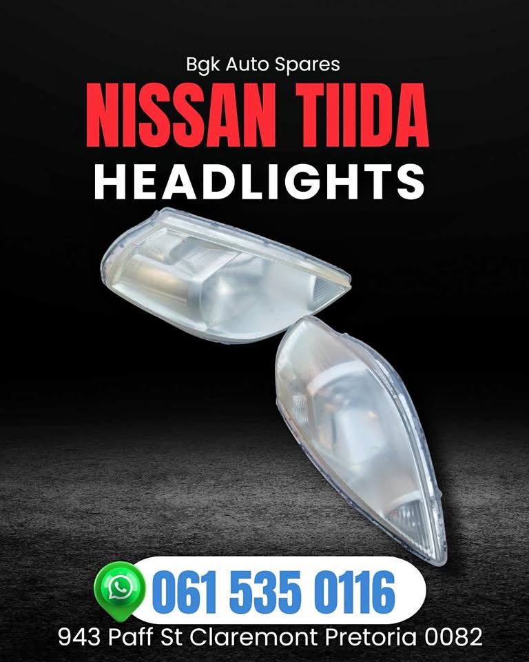Nissan tiida headlights Call or WhatsApp me - Private Seller