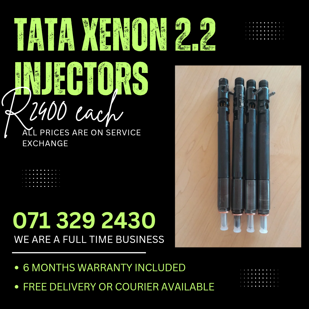 TATA XENON 2.2 INJECTORS FOR SALE WITH WARRANTY - Private Seller TATA XENON 2.2 INJECTORS FOR SALE WITH WARRANTY - Private Seller