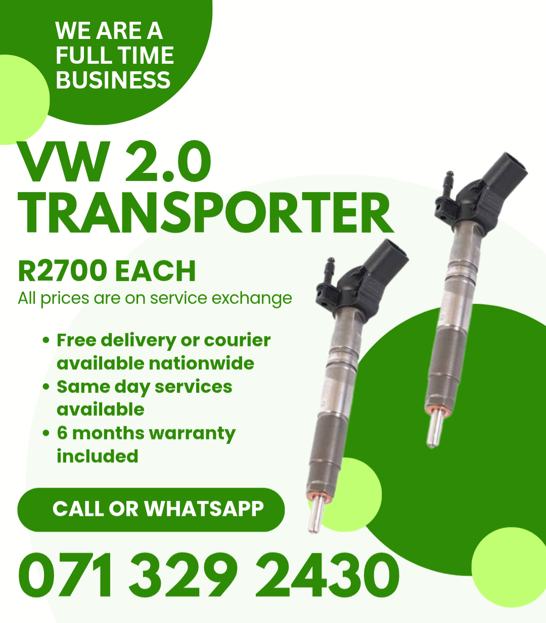 VW TRANSPORTER 2.0 DIESEL INJECTOR FOR SALE WITH WARRANTY - Private Seller VW TRANSPORTER 2.0 DIESEL INJECTOR FOR SALE WITH WARRANTY - Private Seller