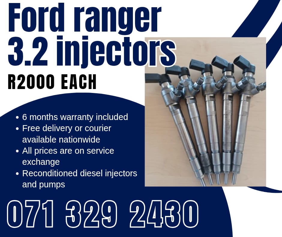 FORD RANGER 3.2 INJECTORS FOR SALE WITH WARRANTY INCLUDED - Private Seller FORD RANGER 3.2 INJECTORS FOR SALE WITH WARRANTY INCLUDED - Private Seller