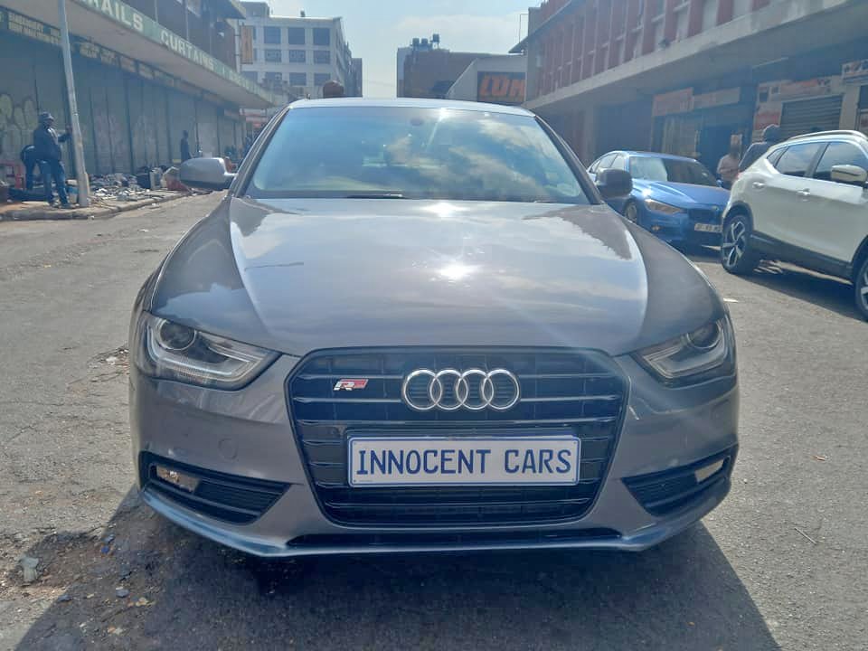 2015 AUDI A4 2.0 TFSI PETROL ENGINE, AUTOMATIC, GREY COLOR, MILEAGE 74000KM