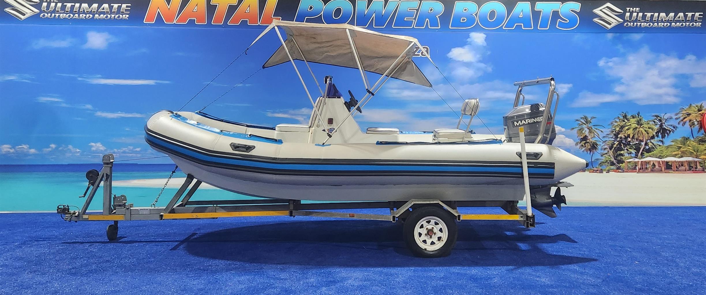 SUPERDUCK 560 CAT 90 HP MARINER
