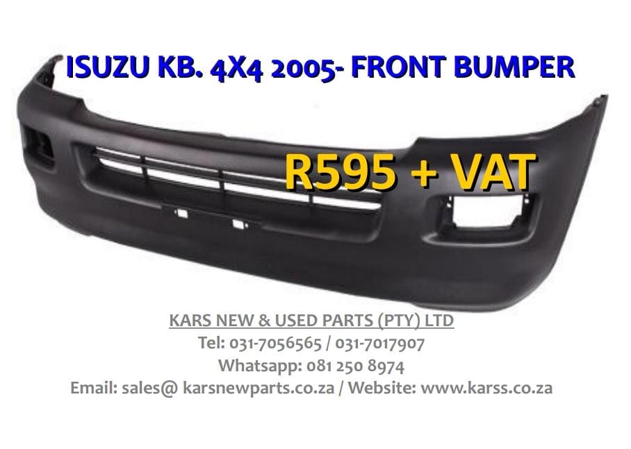 New FRONT BUMPER - ISUZU KB. 4X4 2005 for sale in KwaZulu-Natal
