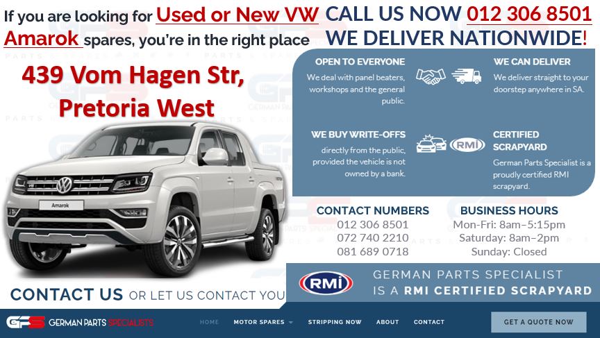 VW Amarok New And Used Spare Parts For Sale - Private Seller VW Amarok New And Used Spare Parts For Sale - Private Seller