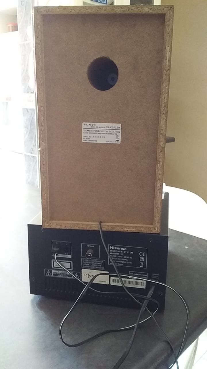 HiSense mini HiFi with Sony speaker