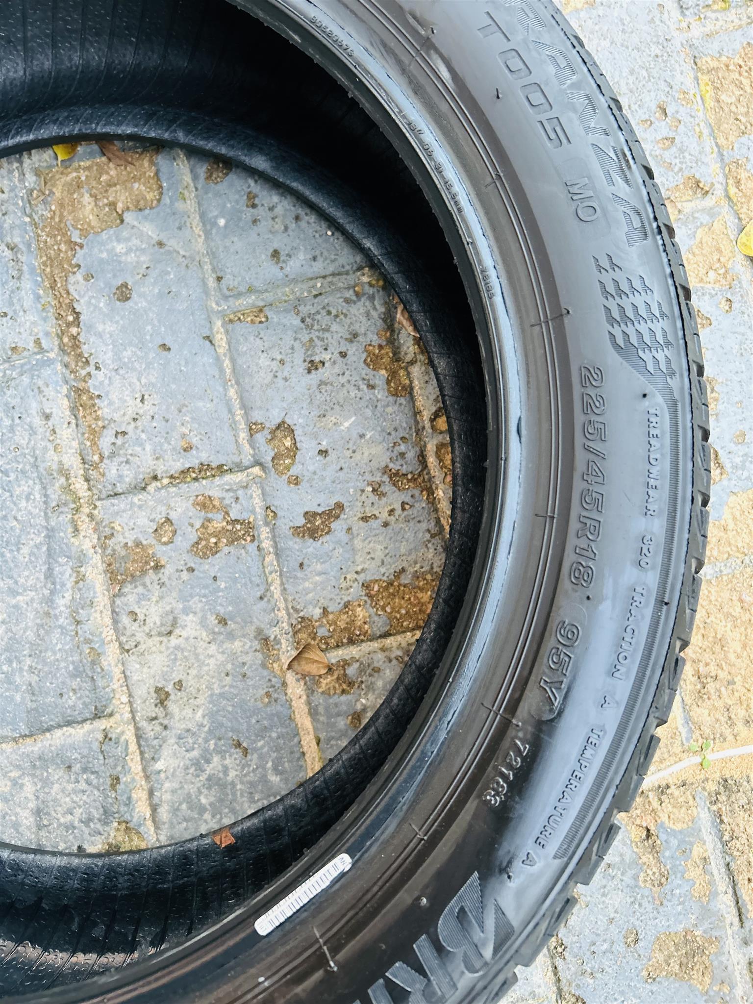 Bridgestone tyres for sale - Private Seller Bridgestone tyres for sale - Private Seller