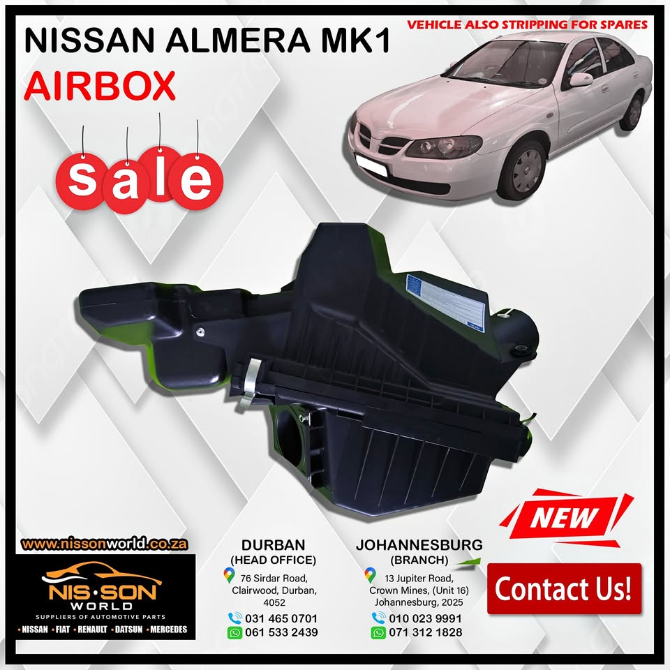 NISSAN ALMERA MK1 AIRBOX - Private Seller NISSAN ALMERA MK1 AIRBOX - Private Seller