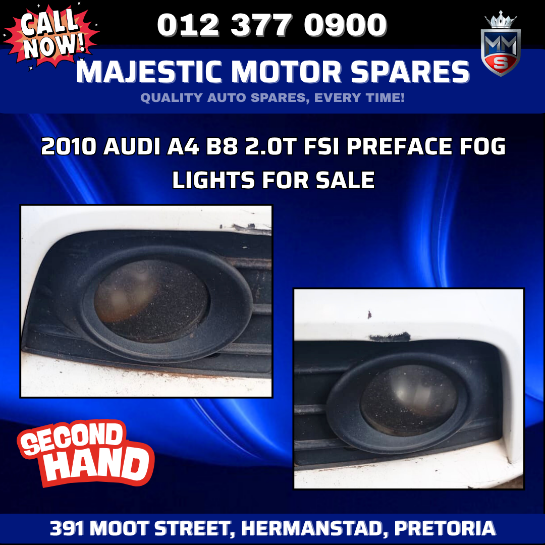 2010 Audi A4 B8 2.0T FSI Preface Fog Lights for Sale - Private Seller 2010 Audi A4 B8 2.0T FSI Preface Fog Lights for Sale - Private Seller