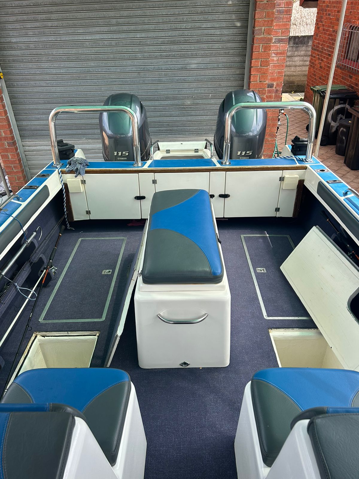 Ski Boat, Deep sea, Cobra Cat 585 and trailer