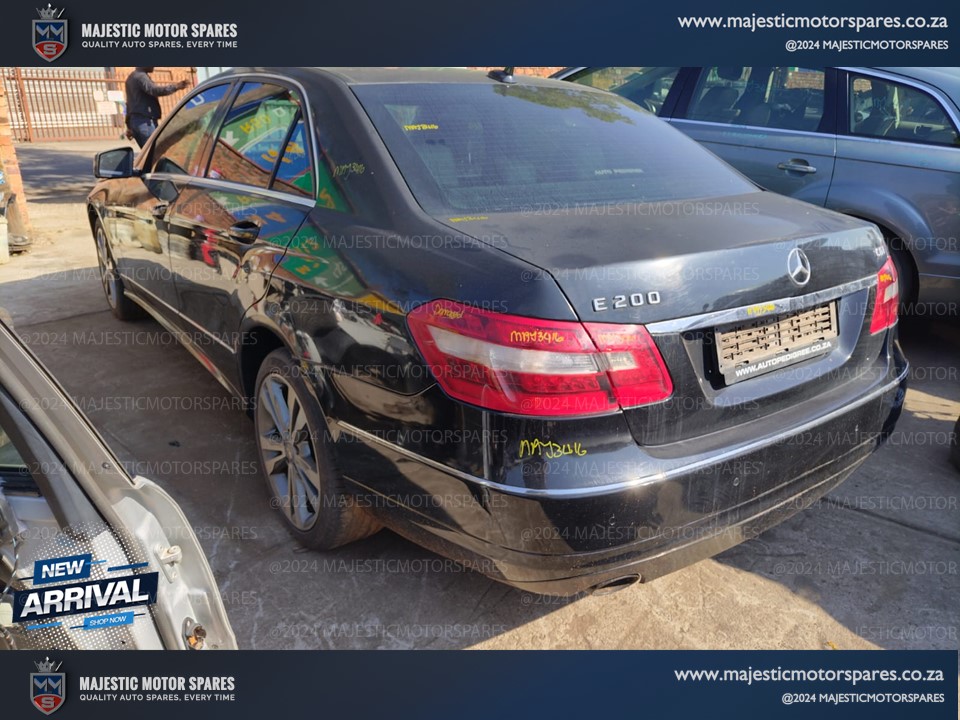 2010 Mercedes E200 CGI W212 Preface – Stripping for Spares