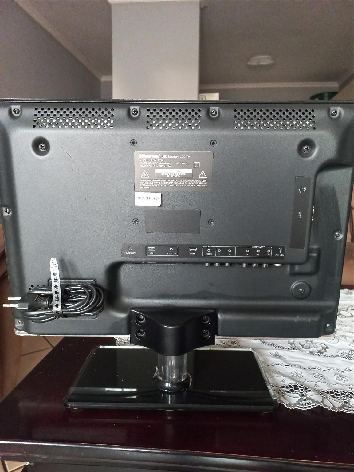 Hisense TV/Monitor 19 inches