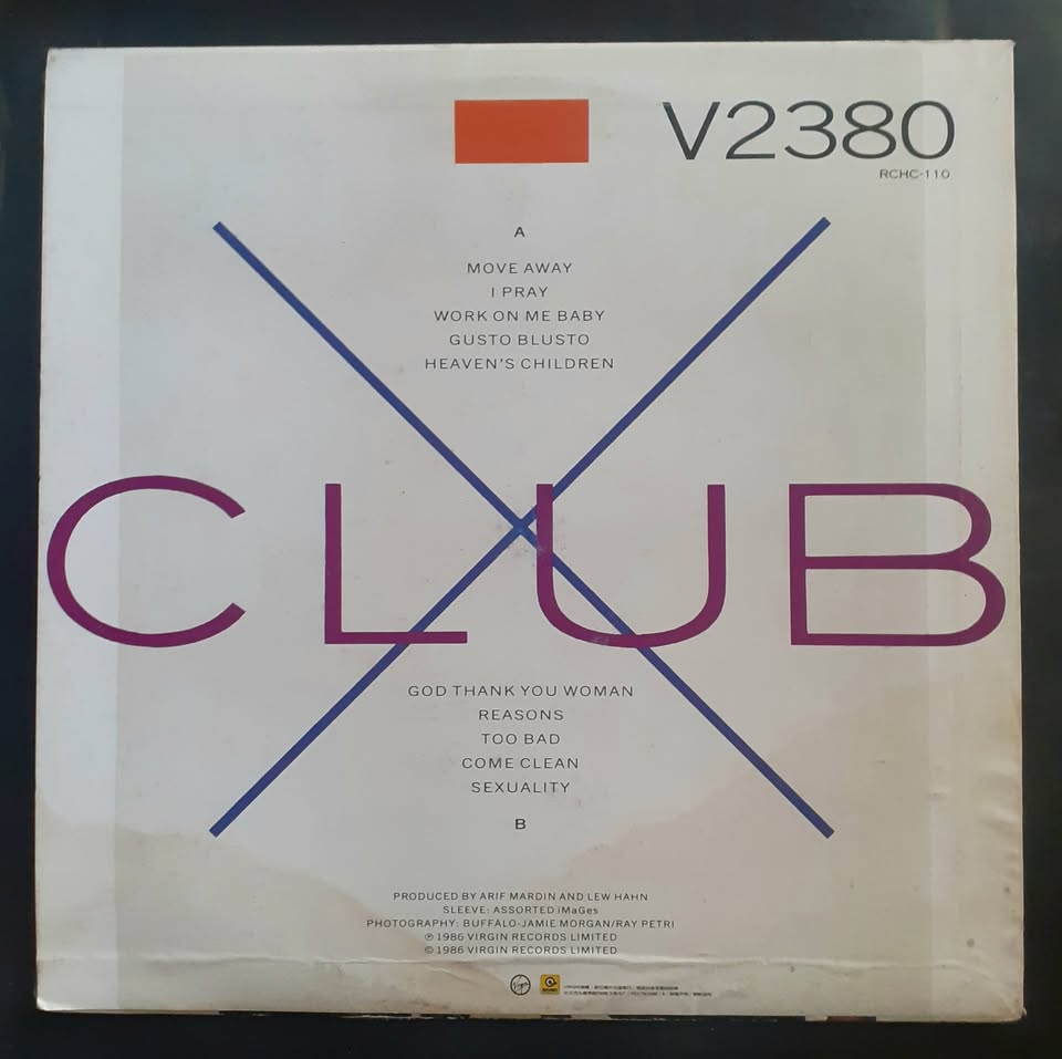 Culture Club - From Luxury To Heartache LP Record