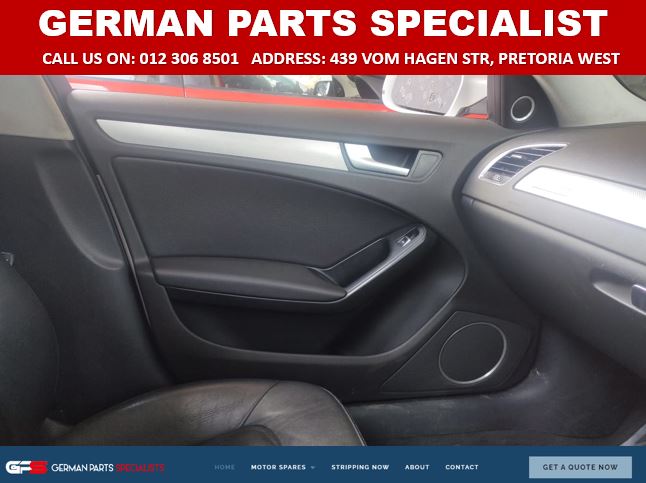 Audi A4 2013 USED replacement door panels for sale - Private Seller Audi A4 2013 USED replacement door panels for sale - Private Seller