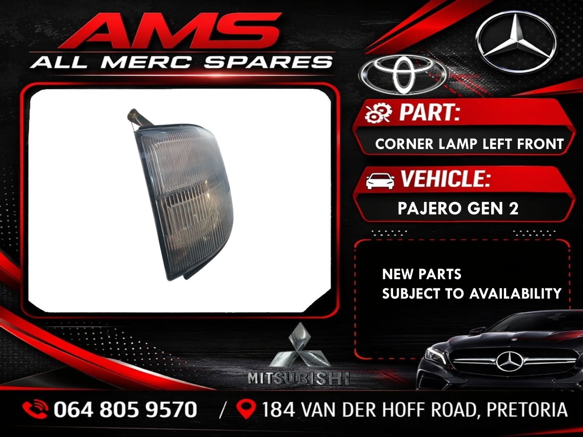 NEW MITSUBISHI PAJERO GEN 2 LEFT FRONT CORNER LAMP - Private Seller NEW MITSUBISHI PAJERO GEN 2 LEFT FRONT CORNER LAMP - Private Seller