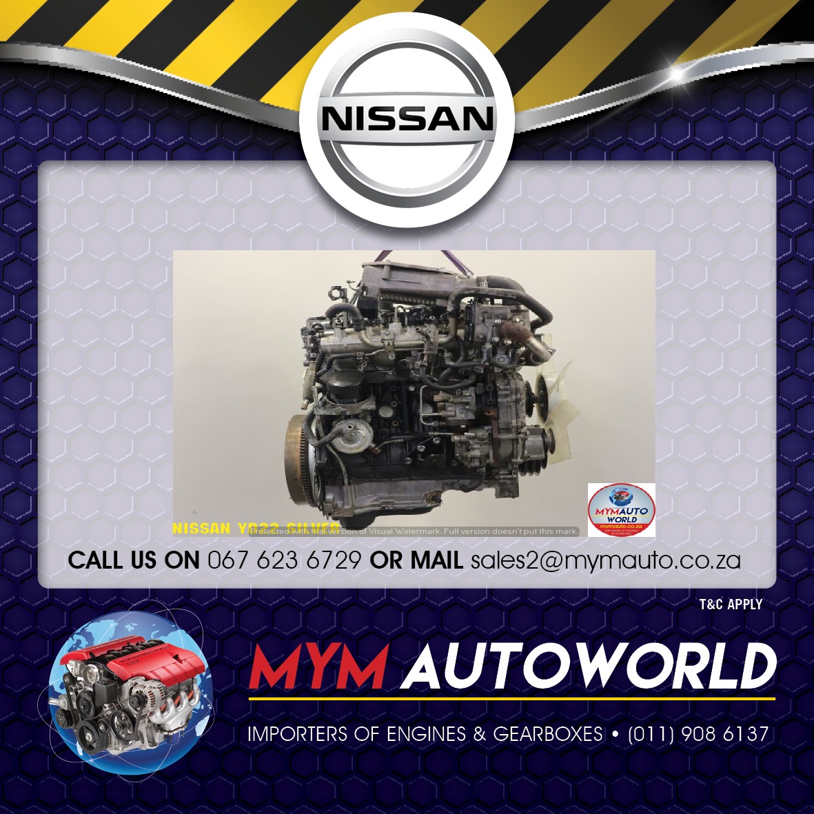 NISSAN ALMERA/X-TRAIL 2.2 TURBO YD22T ENGINE - Private Seller NISSAN ALMERA/X-TRAIL 2.2 TURBO YD22T ENGINE - Private Seller