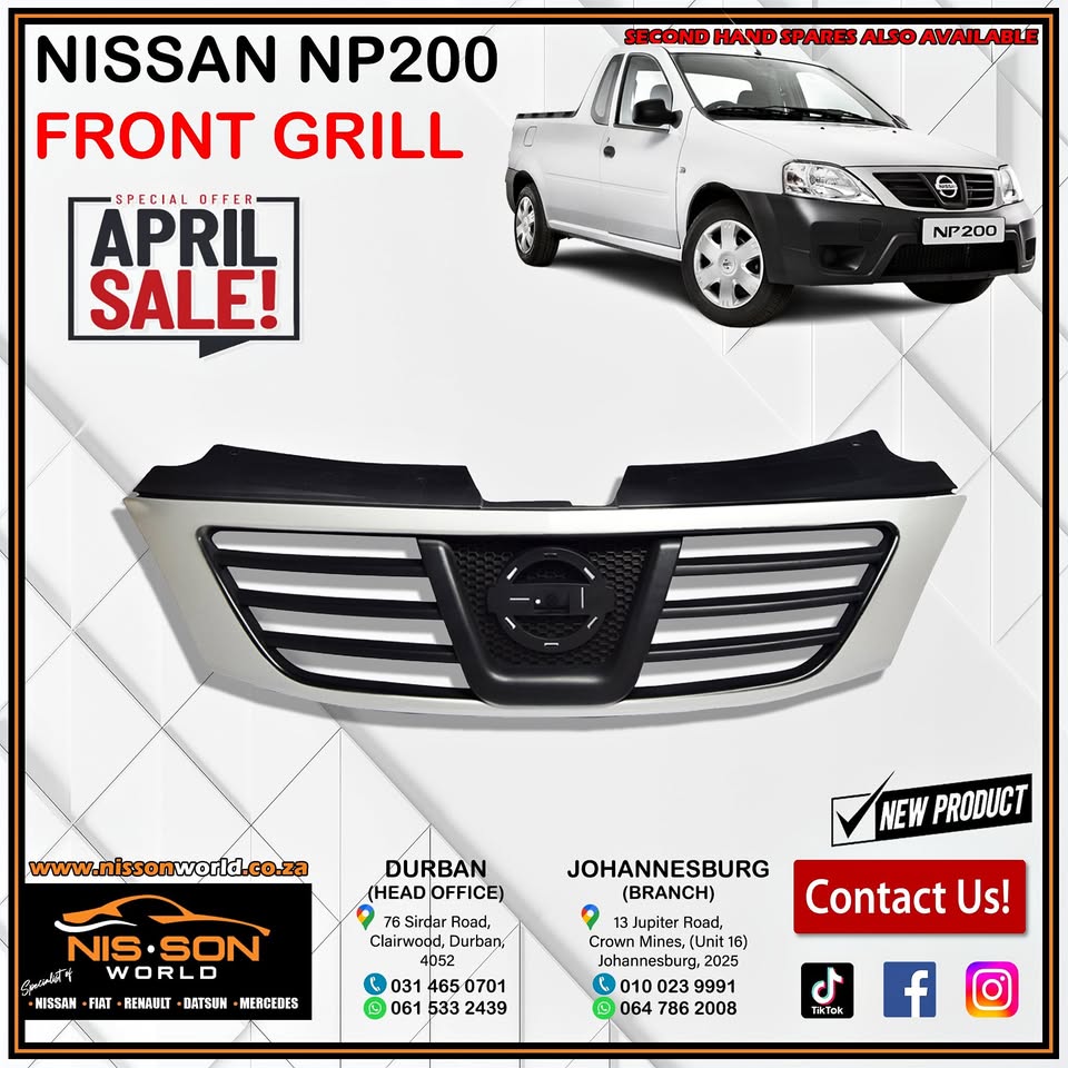 NISSAN NP200 FRONT GRILL