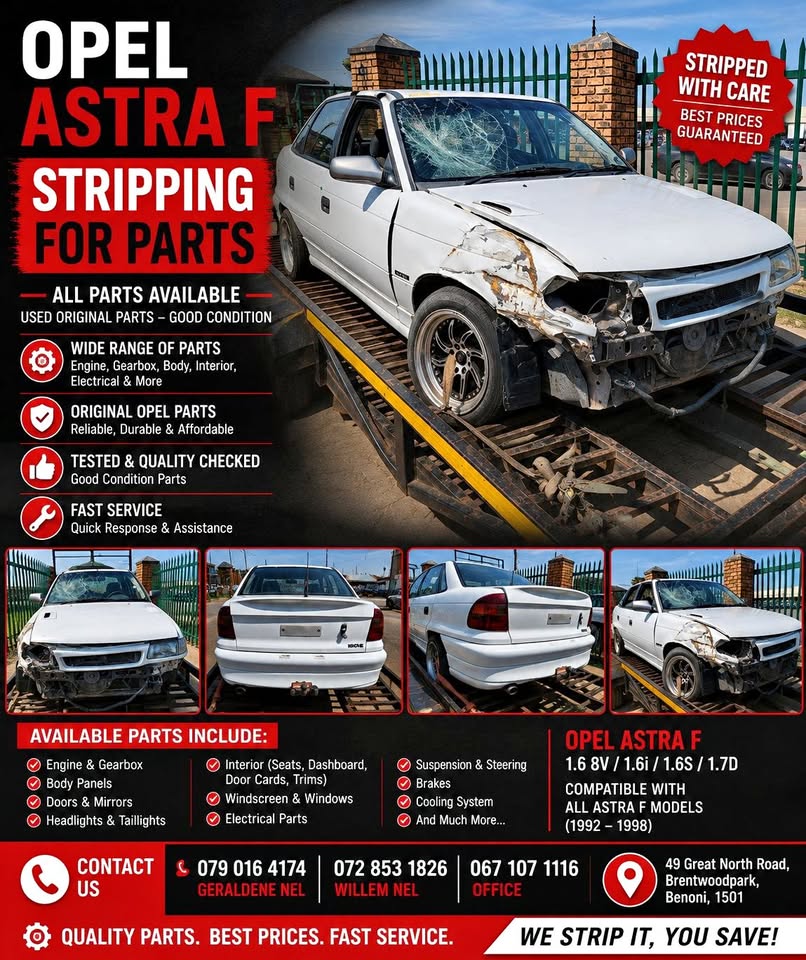 Opel Astra F 1.6 Stripping For Spare Parts - Private Seller Opel Astra F 1.6 Stripping For Spare Parts - Private Seller
