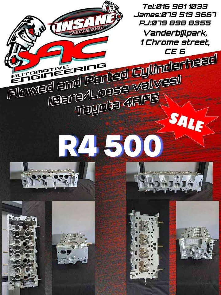 Toyota 4 AFE Cylinderhead (Flowed And Ported) - Private Seller Toyota 4 AFE Cylinderhead (Flowed And Ported) - Private Seller