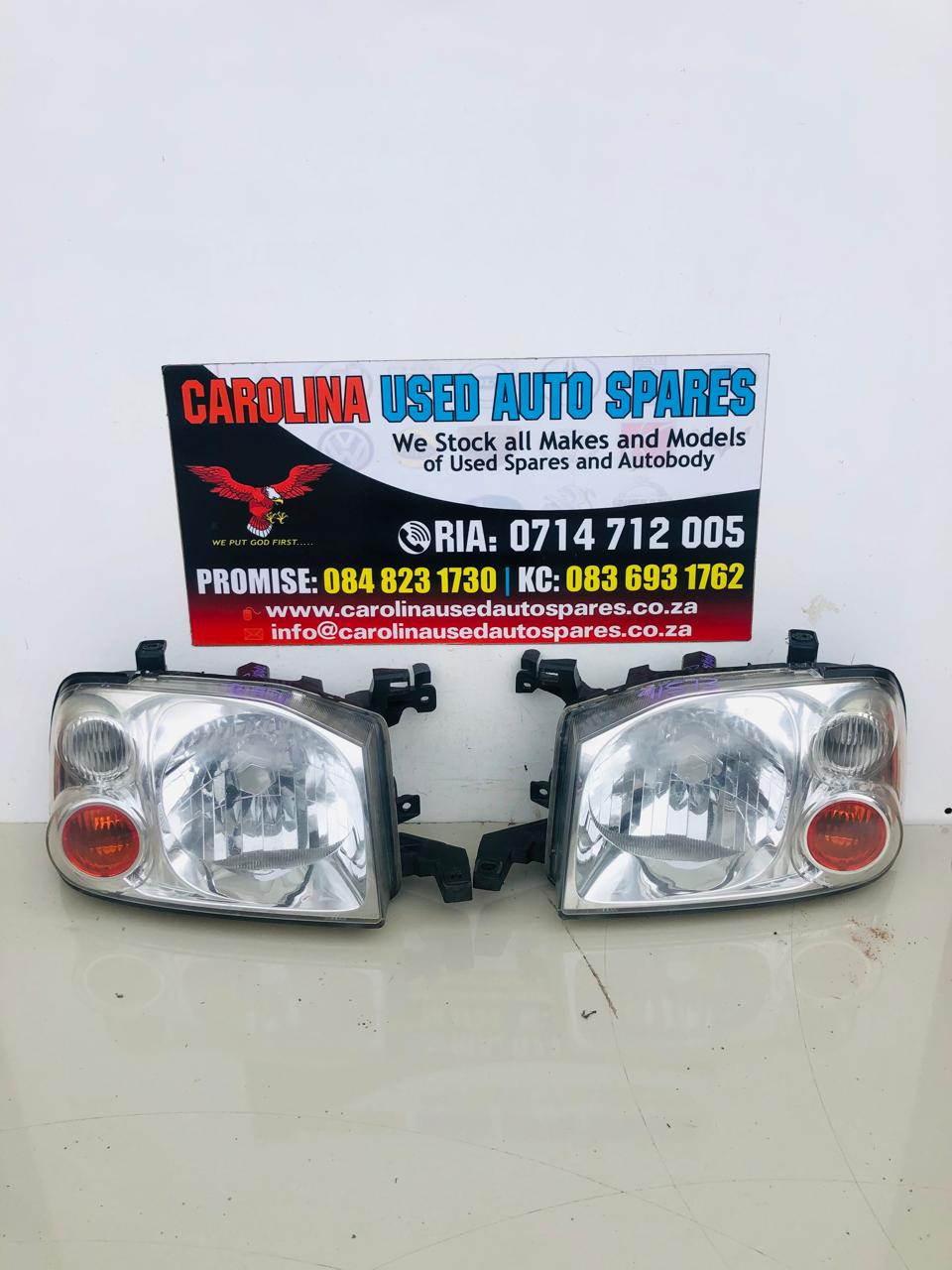Nissan NP300 hardbody left and right side headlights - Private Seller Nissan NP300 hardbody left and right side headlights - Private Seller