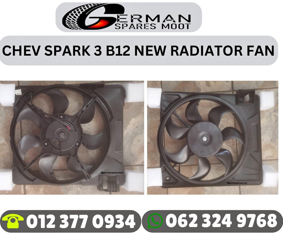 Chevrolet Spark 3 B12 New Radiator Fan