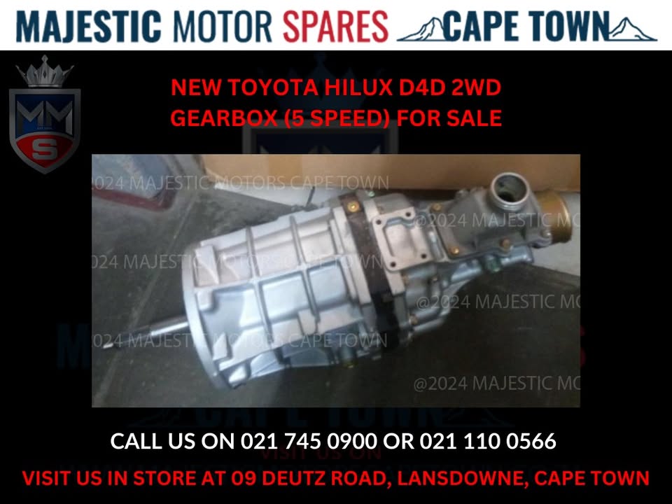 Toyota Hilux D4D 2WD Gearbox (5 Speed) - Private Seller Toyota Hilux D4D 2WD Gearbox (5 Speed) - Private Seller