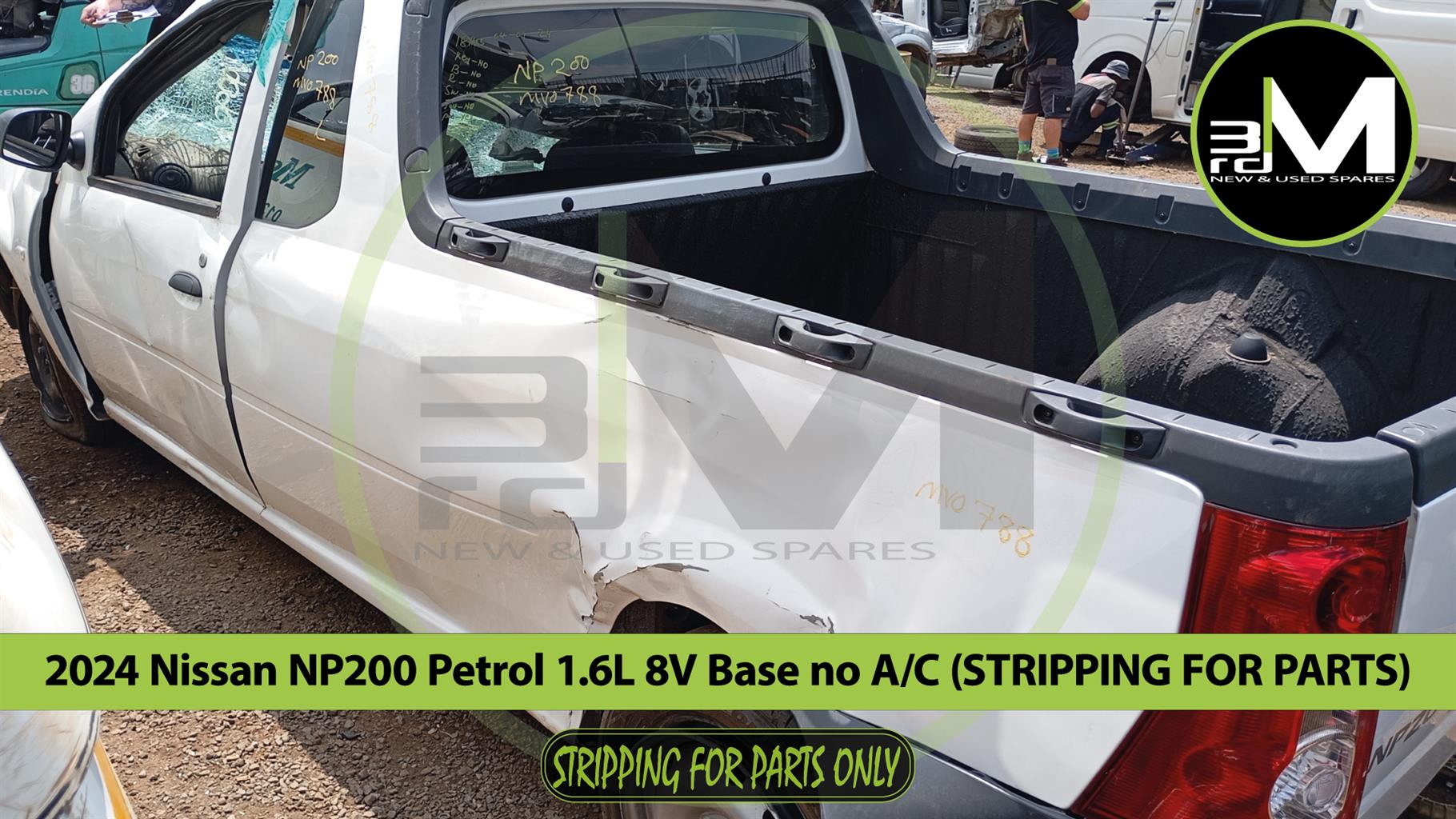 2024 Nissan NP200 Petrol 1.6L 8V (STRIPPING FOR PARTS) MV0788 - Private Seller 2024 Nissan NP200 Petrol 1.6L 8V (STRIPPING FOR PARTS) MV0788 - Private Seller