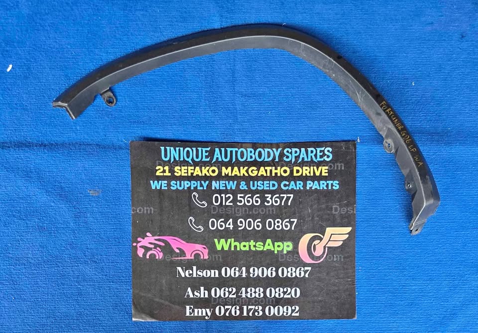 Toyota Fortuner GD6 Left Front Wheel Arch Toyota Fortuner GD6 Left Front Wheel Arch