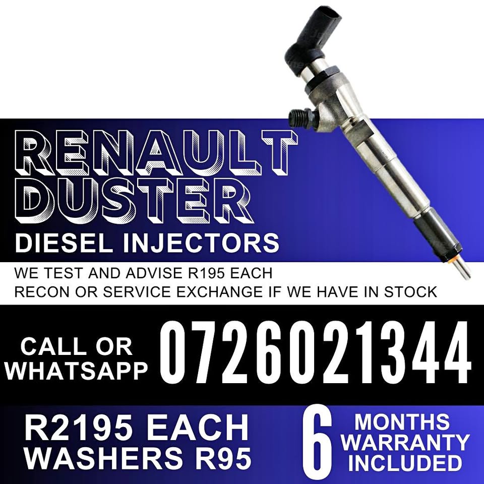 Renault Duster diesel injectors for sale
