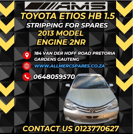 TOYOTA ETIOS 1.5 2013 STRIPPING FOR SPARES - Private Seller TOYOTA ETIOS 1.5 2013 STRIPPING FOR SPARES - Private Seller