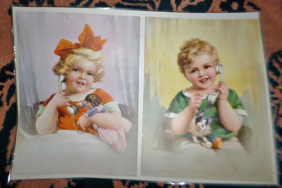 Vintage Prints x2