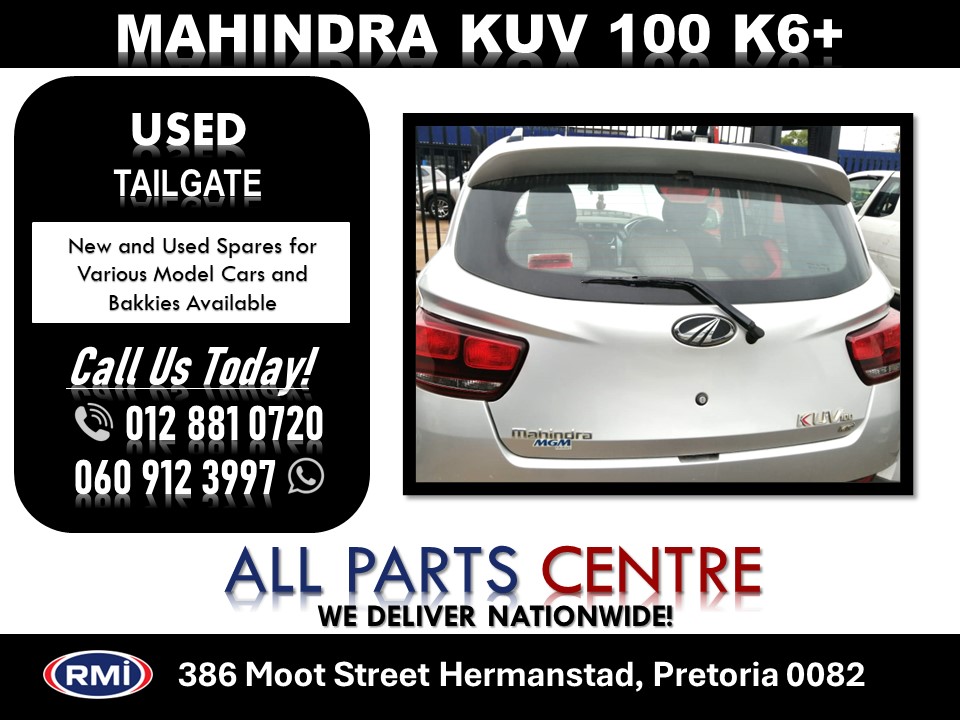 Silver Mahindra Kuv 100 Used Tailgate for Sale Silver Mahindra Kuv 100 Used Tailgate for Sale