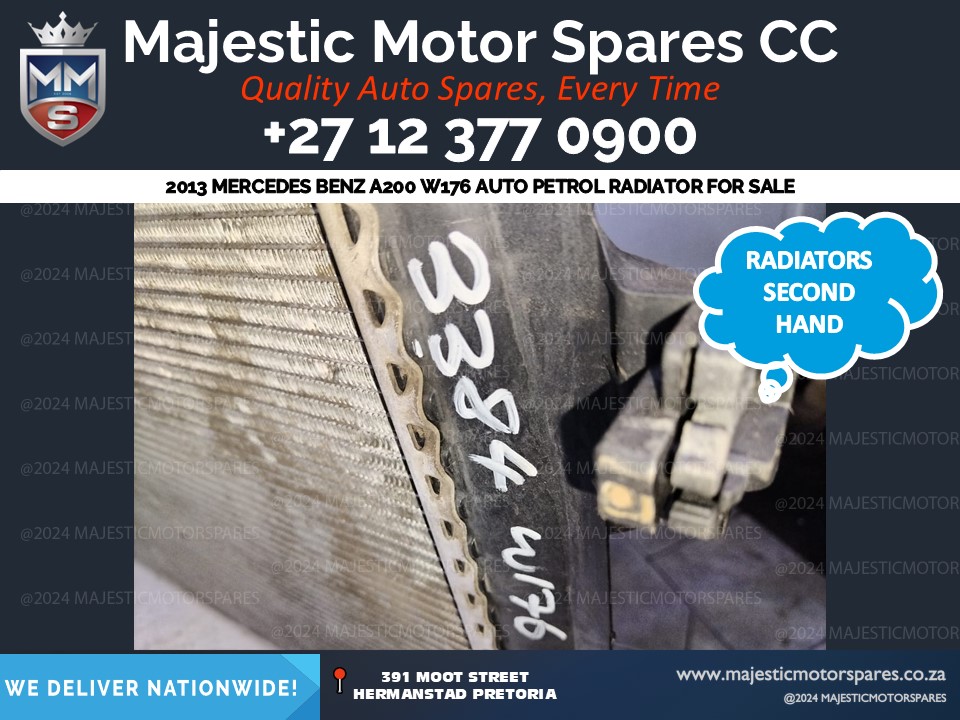 2013 Mercedes A200 W176 Auto Petrol Radiator – Used for Sale - Private Seller 2013 Mercedes A200 W176 Auto Petrol Radiator – Used for Sale - Private Seller