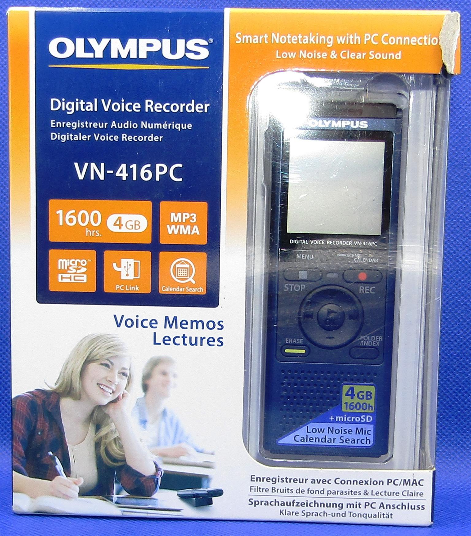 Olympus VN-416PC Professional Digital Voice Recorder