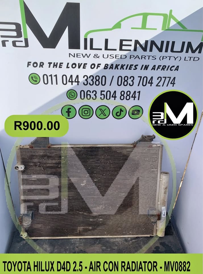 AIR CON RADIATOR- TOYOTA HILUX D4D - Private Seller AIR CON RADIATOR- TOYOTA HILUX D4D - Private Seller
