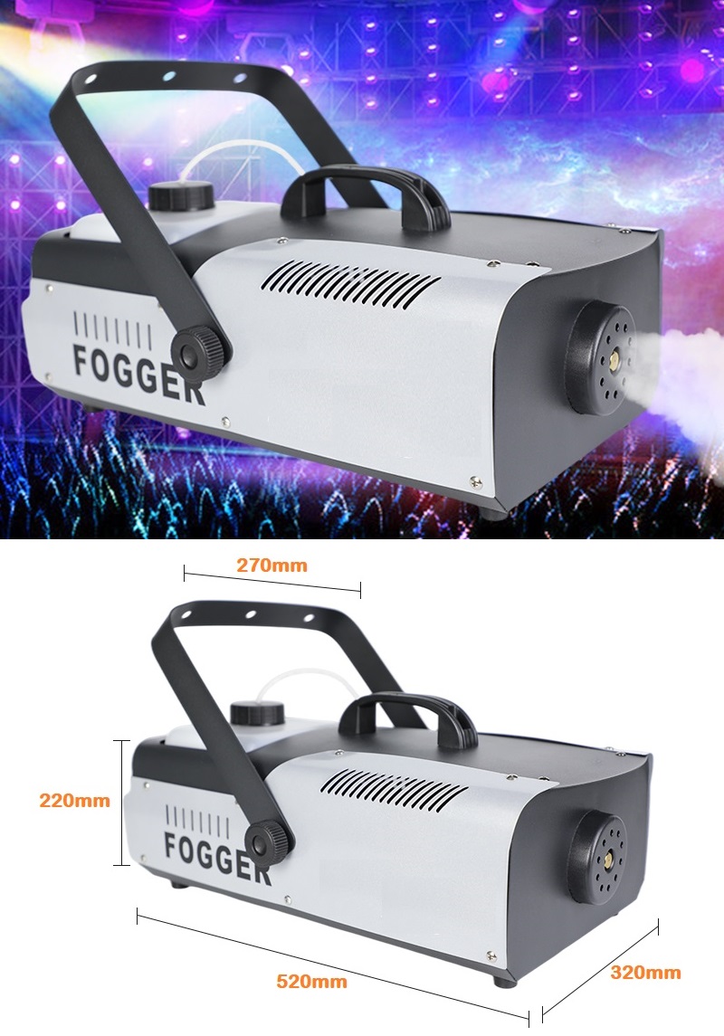 Professional Smoke Fogger Machine 2000W Heavy Duty Compact and High Capacity NEW