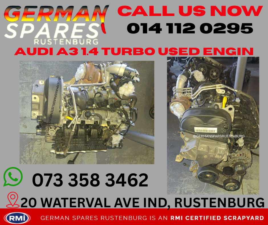 AUDI A3 1.4 TURBO ENGINE CZC USED ENGINE FOR SALE - Private Seller AUDI A3 1.4 TURBO ENGINE CZC USED ENGINE FOR SALE - Private Seller