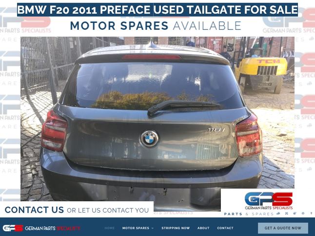 BMW F20 2011 PREFACE USED TAILGATE FOR SALE - Private Seller BMW F20 2011 PREFACE USED TAILGATE FOR SALE - Private Seller