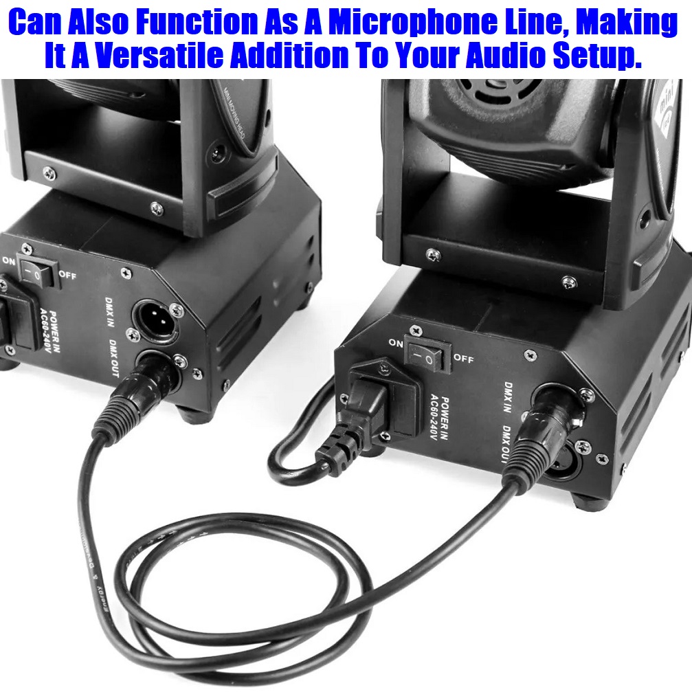 DMX512 Cable 3Pin 5metres XLR Male Female for Audio, Sound, Visual Equipment.NEW